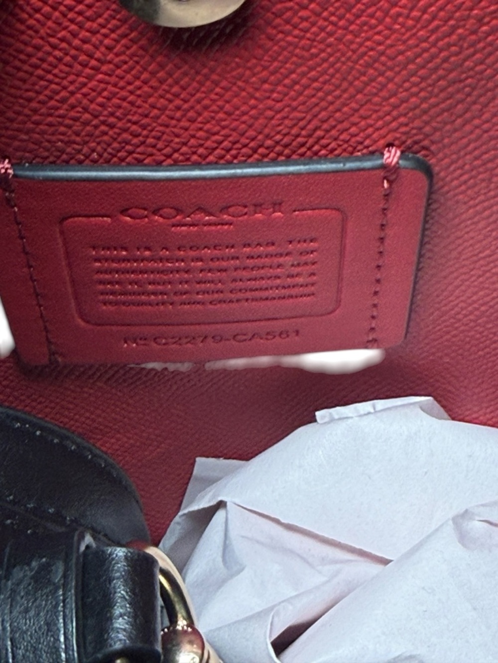 EUC Coach Mollie Bucket Bag in Signature Canvas - Picture 12 of 14